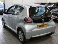 USED 2013 13 TOYOTA AYGO 1.0 VVT-I ICE 5d 68 BHP Low Mileage. Leather/Suede seats, Free to Tax. CAZ AND ULEZ Compliant. Excellent service history.