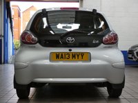 USED 2013 13 TOYOTA AYGO 1.0 VVT-I ICE 5d 68 BHP Low Mileage. Leather/Suede seats, Free to Tax. CAZ AND ULEZ Compliant. Excellent service history.