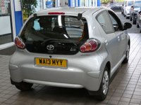 USED 2013 13 TOYOTA AYGO 1.0 VVT-I ICE 5d 68 BHP Low Mileage. Leather/Suede seats, Free to Tax. CAZ AND ULEZ Compliant. Excellent service history.