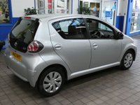 USED 2013 13 TOYOTA AYGO 1.0 VVT-I ICE 5d 68 BHP Low Mileage. Leather/Suede seats, Free to Tax. CAZ AND ULEZ Compliant. Excellent service history.
