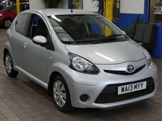 2013 13 Toyota Aygo 1.0 VVT-I ICE 5d 68 BHP