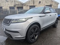 USED 2018 18 LAND ROVER RANGE ROVER VELAR 2.0 S 5d 177 BHP BEAUTIFUL EXAMPLE PACKED WITH EXTRAS+ONLY 2 FORMER KEEPERS+SERVICE HISTORY+PRIVACY GLASS+FULL PANORAMIC GLASS ROOF+METALLIC PAINT+FULL LEATHER INTERIOR+SATELLITE NAVIGATON+PARK ASSIST+CLIMATE CONTROL+ALLOY WHEELS+1 FULL YEARS MOT PRIOR TO COLLECTION+ULEZ COMPLIANT+COST NEW &pound;52395+OUTSTANDING VALUE AT OUR LOW PRICE+THIS CAR IS NOT TO BE MISSED!!!!!!!!!!!!!!