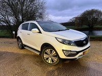 USED 2014 14 KIA SPORTAGE 1.7 CRDI 3 SAT NAV ISG 5d 114 BHP Full Leather Towbar Ulez Comp
