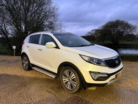 USED 2014 14 KIA SPORTAGE 1.7 CRDI 3 SAT NAV ISG 5d 114 BHP Full Leather Towbar Ulez Comp