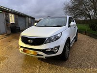 USED 2014 14 KIA SPORTAGE 1.7 CRDI 3 SAT NAV ISG 5d 114 BHP Full Leather Towbar Ulez Comp