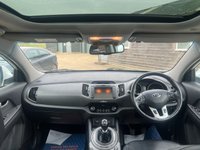 USED 2014 14 KIA SPORTAGE 1.7 CRDI 3 SAT NAV ISG 5d 114 BHP Full Leather Towbar Ulez Comp