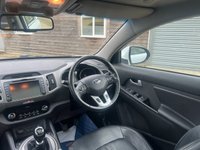 USED 2014 14 KIA SPORTAGE 1.7 CRDI 3 SAT NAV ISG 5d 114 BHP Full Leather Towbar Ulez Comp