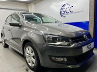 USED 2014 14 VOLKSWAGEN POLO  1.4 Match Edition Hatchback 5dr Petrol Manual Euro 5 (85 ps) P.Sensors,Bluetooth,DAB Radio