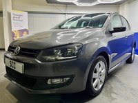 USED 2014 14 VOLKSWAGEN POLO  1.4 Match Edition Hatchback 5dr Petrol Manual Euro 5 (85 ps) P.Sensors,Bluetooth,DAB Radio