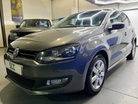 USED 2014 14 VOLKSWAGEN POLO  1.4 Match Edition Hatchback 5dr Petrol Manual Euro 5 (85 ps) P.Sensors,Bluetooth,DAB Radio