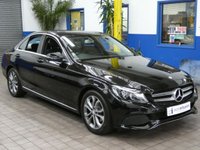 USED 2017 17 MERCEDES-BENZ C-CLASS 1.6 C200 D SPORT 4d 136 BHP FREE 12 MONTHS GOLD WARRANTY &pound;35 ROAD TAX SAT NAV HEATED LEATHER INTERIOR CRUISE CONTROL PARKING SENSORS