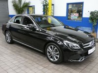USED 2017 17 MERCEDES-BENZ C-CLASS 1.6 C200 D SPORT 4d 136 BHP FREE 12 MONTHS GOLD WARRANTY &pound;35 ROAD TAX SAT NAV HEATED LEATHER INTERIOR CRUISE CONTROL PARKING SENSORS