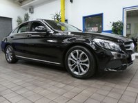 USED 2017 17 MERCEDES-BENZ C-CLASS 1.6 C200 D SPORT 4d 136 BHP FREE 12 MONTHS GOLD WARRANTY &pound;35 ROAD TAX SAT NAV HEATED LEATHER INTERIOR CRUISE CONTROL PARKING SENSORS