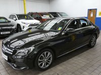 USED 2017 17 MERCEDES-BENZ C-CLASS 1.6 C200 D SPORT 4d 136 BHP FREE 12 MONTHS GOLD WARRANTY &pound;35 ROAD TAX SAT NAV HEATED LEATHER INTERIOR CRUISE CONTROL PARKING SENSORS