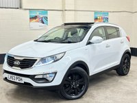 USED 2013 63 KIA SPORTAGE 2.0 CRDI KX-3 SAT NAV 5 DOOR 134 BHP AUTOMATIC BIG SPEC