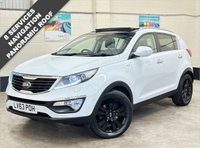 USED 2013 63 KIA SPORTAGE 2.0 CRDI KX-3 SAT NAV 5 DOOR 134 BHP AUTOMATIC BIG SPEC