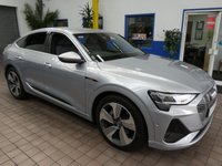 USED 2020 70 AUDI E-TRON SPORTBACK QUATTRO S LINE 5d 403 BHP FREE 12 MONTHS GOLD WARRANTY SAT NAV HEATED LEATHER REAR VIEW CAMERA 1 OWNER SERVICE HISTORY