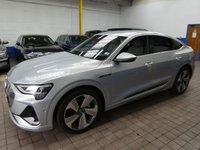 USED 2020 70 AUDI E-TRON SPORTBACK QUATTRO S LINE 5d 403 BHP FREE 12 MONTHS GOLD WARRANTY SAT NAV HEATED LEATHER REAR VIEW CAMERA 1 OWNER SERVICE HISTORY