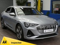 USED 2020 70 AUDI E-TRON SPORTBACK QUATTRO S LINE 5d 403 BHP FREE 12 MONTHS GOLD WARRANTY SAT NAV HEATED LEATHER REAR VIEW CAMERA 1 OWNER SERVICE HISTORY