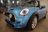 USED 2017 67 MINI CONVERTIBLE 2.0 COOPER S 2d 189 BHP PACKED WITH GREAT EXTRAS INCLUDING MINI SAT NAV, HEATED SEATS PLUS LOADS MORE.