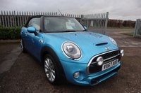 USED 2017 67 MINI CONVERTIBLE 2.0 COOPER S 2d 189 BHP PACKED WITH GREAT EXTRAS INCLUDING MINI SAT NAV, HEATED SEATS PLUS LOADS MORE.