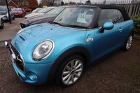 USED 2017 67 MINI CONVERTIBLE 2.0 COOPER S 2d 189 BHP PACKED WITH GREAT EXTRAS INCLUDING MINI SAT NAV, HEATED SEATS PLUS LOADS MORE.