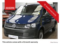 USED 2019 19 VOLKSWAGEN TRANSPORTER 2.0 T30 TDI P/V STARTLINE BMT 101 BHP 3 SEATS BLUETOOTH PARKING SENSORS ROOF RACK INTERNAL SHELVING PLYLINED 1 OWNER SERVICE HISTORY