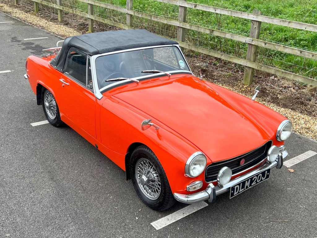 USED 1971 MG MIDGET 1300 // 2d Convertible // Chrome Bumper // 65 BHP // px swap 