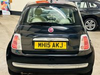 USED 2015 15 FIAT 500 1.2 LOUNGE 3 DOOR 69 BHP &pound;20 TAX EURO 6