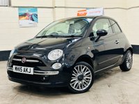 USED 2015 15 FIAT 500 1.2 LOUNGE 3 DOOR 69 BHP &pound;20 TAX EURO 6