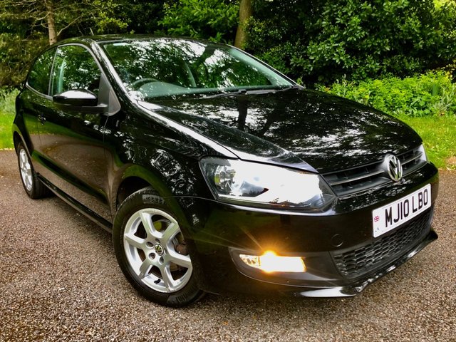 2010 10 Volkswagen Polo 1.2 MODA 3d 60 BHP  ONLY 54,000 MILES //FRONT FOG LIGHTS//ALLOYS//AUX-IN//PRIVACY GLASS//60/40 SPLIT REAR SEATS//REMOTE CENTRAL LOCKING//RECENT SERVICE AND MOT  