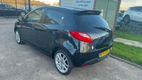USED 2013 63 MAZDA 2 1.3 TAMURA 5 DOOR BLACK 1 FORMER KEEPER LOW TAX USB+2 KEYS+PRIVACY+ISOFIX+AUX