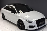 USED 2018 18 AUDI RS3 2.5 QUATTRO 4 DOOR SALOON **&pound;399 A MONTH WITH &pound;5418 DEPOSIT**