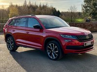USED 2019 19 SKODA KODIAQ 2.0 TDI (148) Sport Line 4x4 5dr DSG [7 Seat] Automatic Euro 6 (Electric Tailgate, Satellite Navigation, Sports Seats, Rear Parking Aid) NATIONWIDE DELIVERY - RESERVE ONLINE TODAY