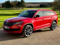 USED 2019 19 SKODA KODIAQ 2.0 TDI (148) Sport Line 4x4 5dr DSG [7 Seat] Automatic Euro 6 (Electric Tailgate, Satellite Navigation, Sports Seats, Rear Parking Aid) NATIONWIDE DELIVERY - RESERVE ONLINE TODAY