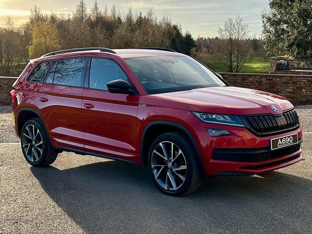 2019 19 Skoda Kodiaq 2.0 TDI (148) Sport Line 4x4 5dr DSG [7 Seat] Automatic Euro 6 (Electric Tailgate, Satellite Navigation, Sports Seats, Rear Parking Aid)