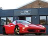 USED 2013 13 FERRARI 458 4.5 SPIDER DCT 2d 570 BHP HUGE SPEC/ RACE PACK/ 19K FFSH