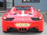 USED 2013 13 FERRARI 458 4.5 SPIDER DCT 2d 570 BHP HUGE SPEC/ RACE PACK/ 19K FFSH