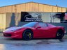 USED 2013 13 FERRARI 458 4.5 SPIDER DCT 2d 570 BHP HUGE SPEC/ RACE PACK/ 19K FFSH