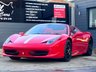 USED 2013 13 FERRARI 458 4.5 SPIDER DCT 2d 570 BHP HUGE SPEC/ RACE PACK/ 19K FFSH