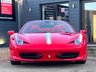 USED 2013 13 FERRARI 458 4.5 SPIDER DCT 2d 570 BHP HUGE SPEC/ RACE PACK/ 19K FFSH