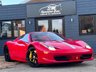 USED 2013 13 FERRARI 458 4.5 SPIDER DCT 2d 570 BHP HUGE SPEC/ RACE PACK/ 19K FFSH