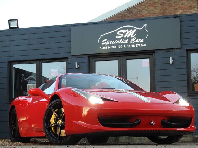 2013 13 Ferrari 458 4.5 SPIDER DCT 2d 570 BHP