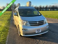USED 2018 52 TOYOTA ALPHARD 2.4 MPV 5d 154 BHP ULEZ COMPLIANT AUTO CAMPER