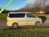 USED 2018 52 TOYOTA ALPHARD 2.4 MPV 5d 154 BHP ULEZ COMPLIANT AUTO CAMPER
