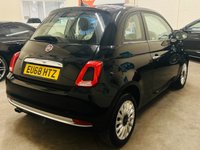 USED 2018 68 FIAT 500 1.2 LOUNGE 3 DOOR 69 BHP ULEZ EURO 6