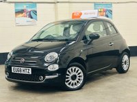 USED 2018 68 FIAT 500 1.2 LOUNGE 3 DOOR 69 BHP ULEZ EURO 6