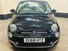 USED 2018 68 FIAT 500 1.2 LOUNGE 3 DOOR 69 BHP ULEZ EURO 6