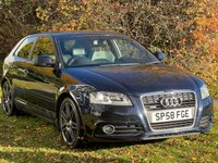 USED 2008 58 AUDI A3 2.0 TDI QUATTRO S LINE 3d 168 BHP 