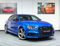 USED 2017 07 AUDI S3 2.0 S3 TFSI QUATTRO BLACK EDITION 4d 306 BHP DIGITAL DASH / ARA BLUE PAINT!